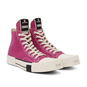Rick owens drkshdw x converse  logo sneakers